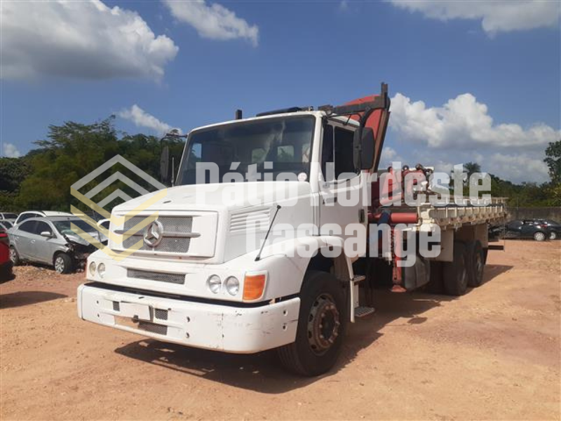 MERCEDES-BENZ L 1620 2007/2008 BRANCO C/ MUCK