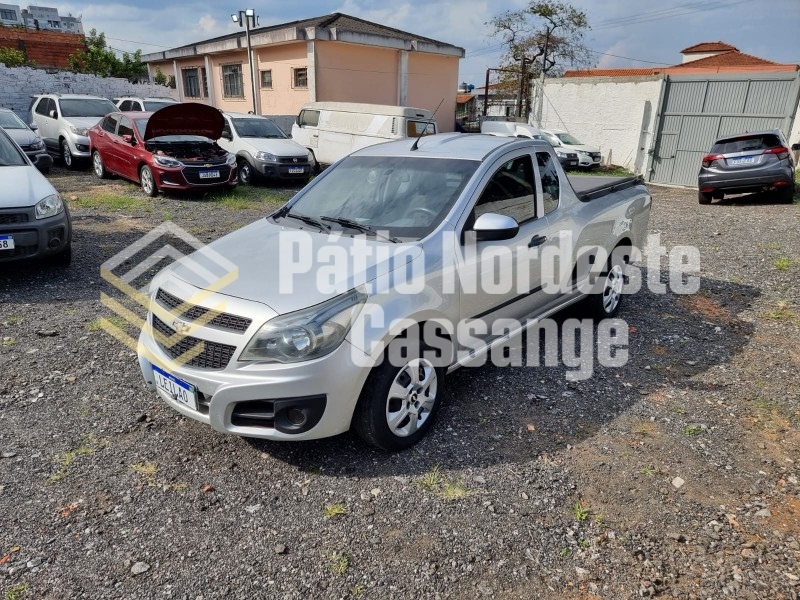 CHEVROLET MONTANA LS; 2013/2014; PRATA; ALCO.GASOL